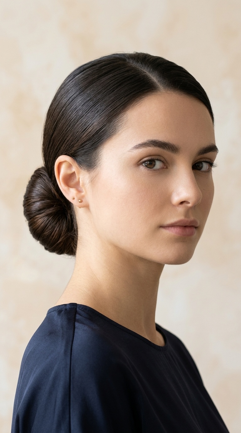 The Low Sleek Chignon