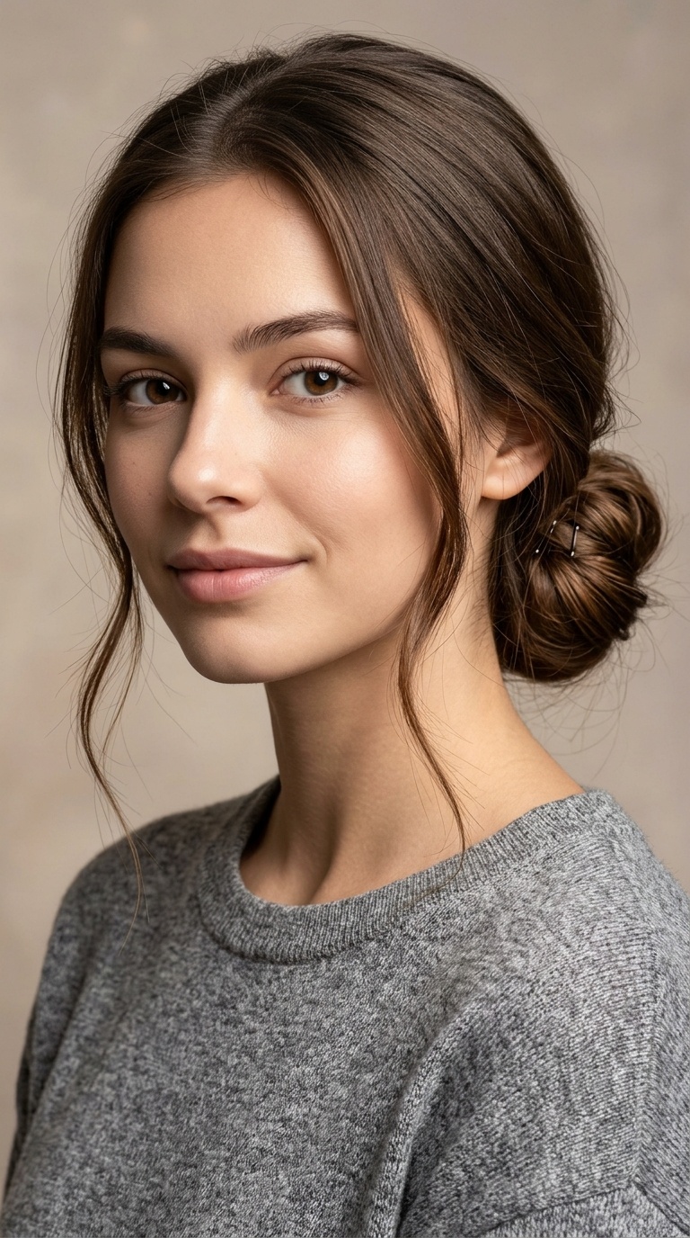 The Low Tucked Bun