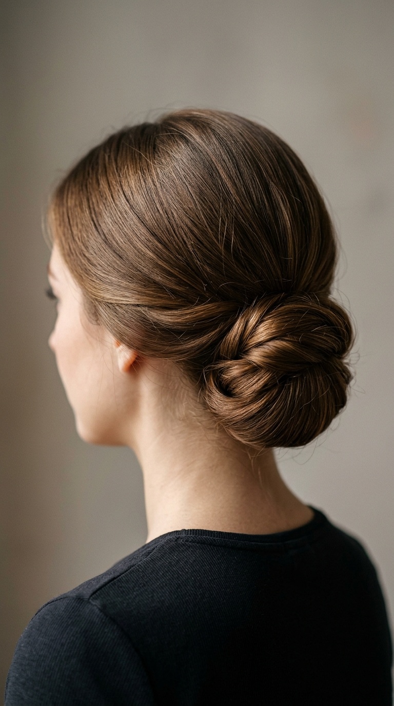 The Low Tucked Chignon
