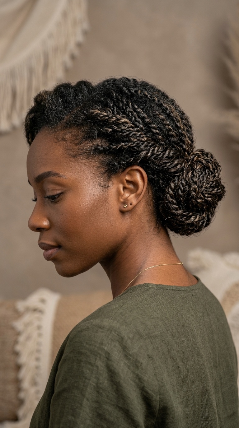 The Low Twisted Chignon