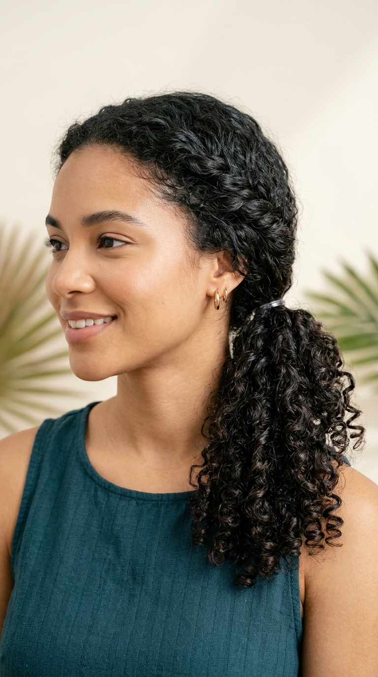 The Low Twisted Ponytail