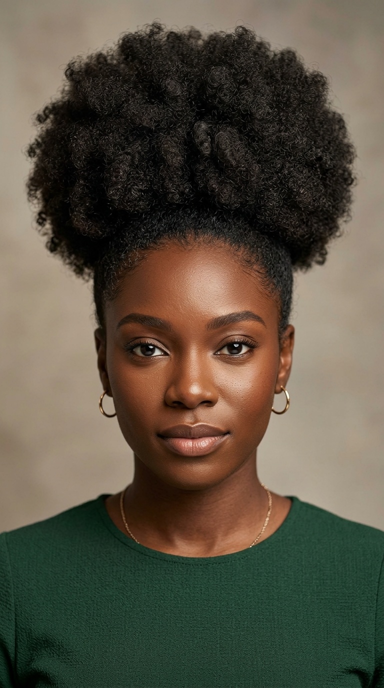 The Mega-Volume Afro Puff