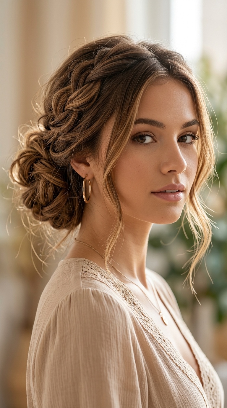 The Messy Boho Low Knot