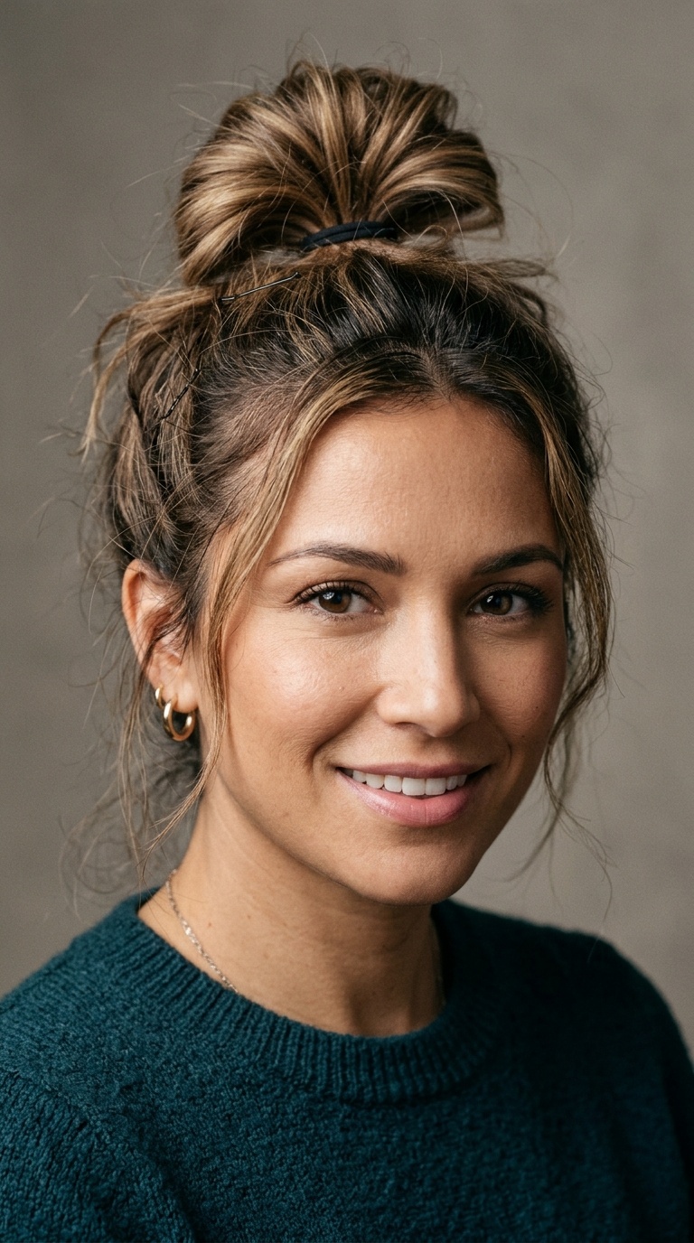 The Messy Top Knot