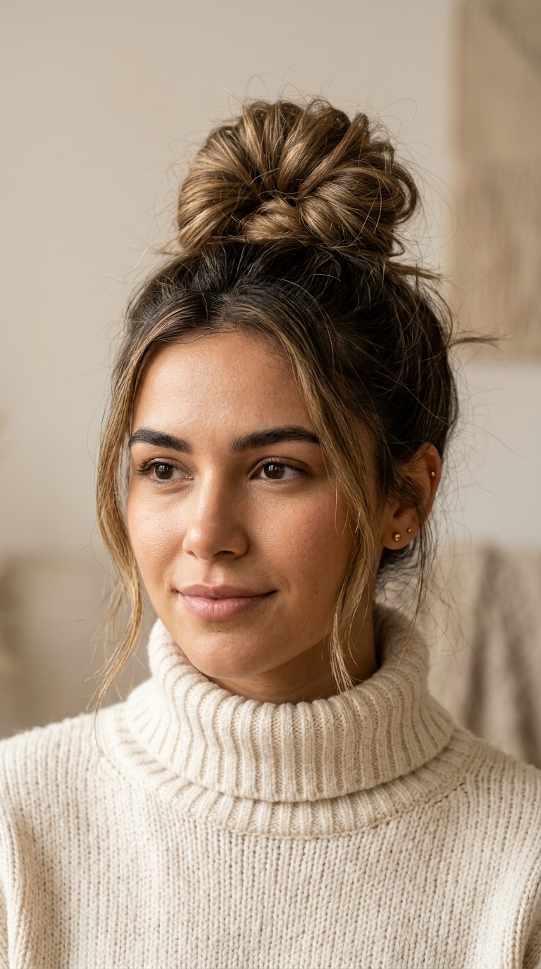 The Messy Top Knot