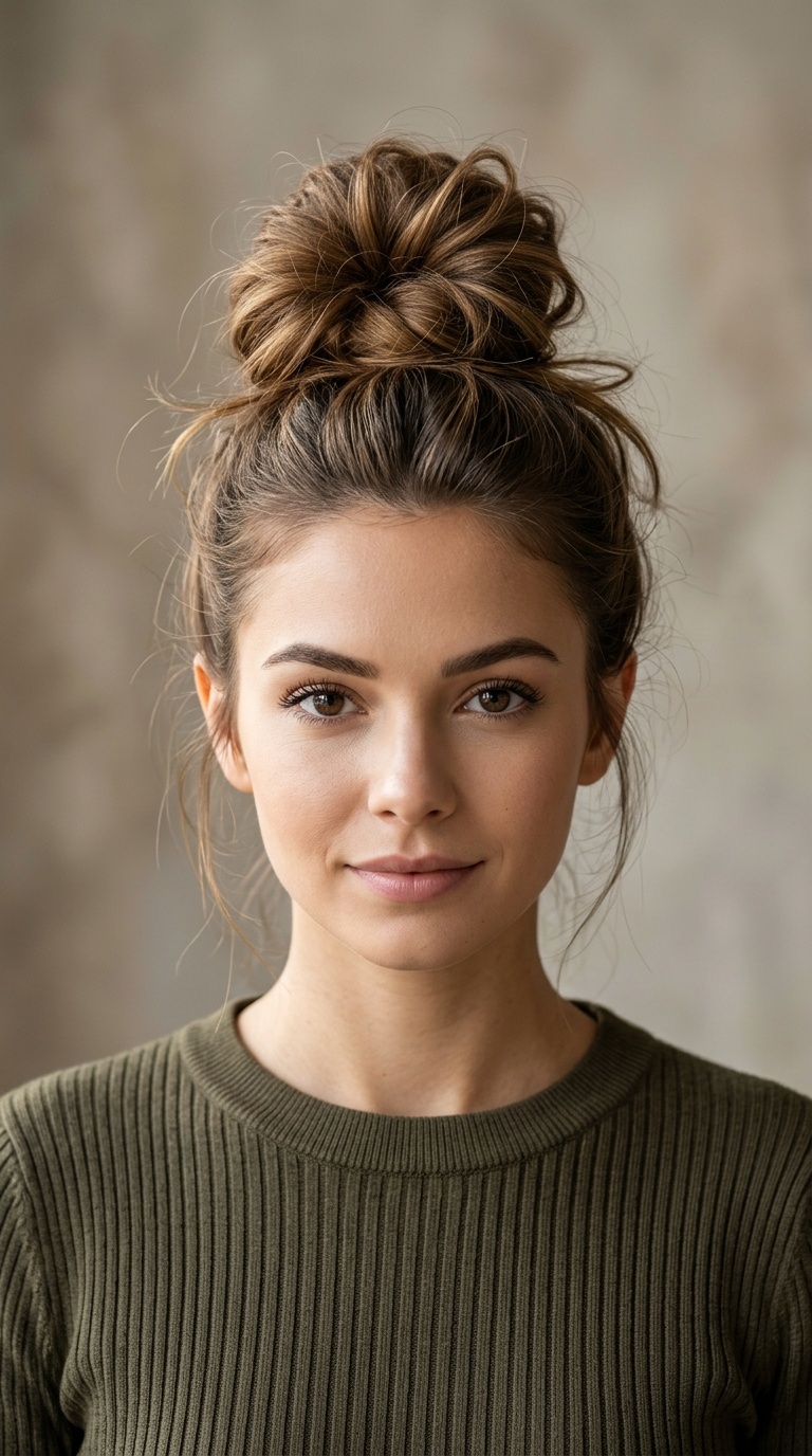 The Messy Top Knot