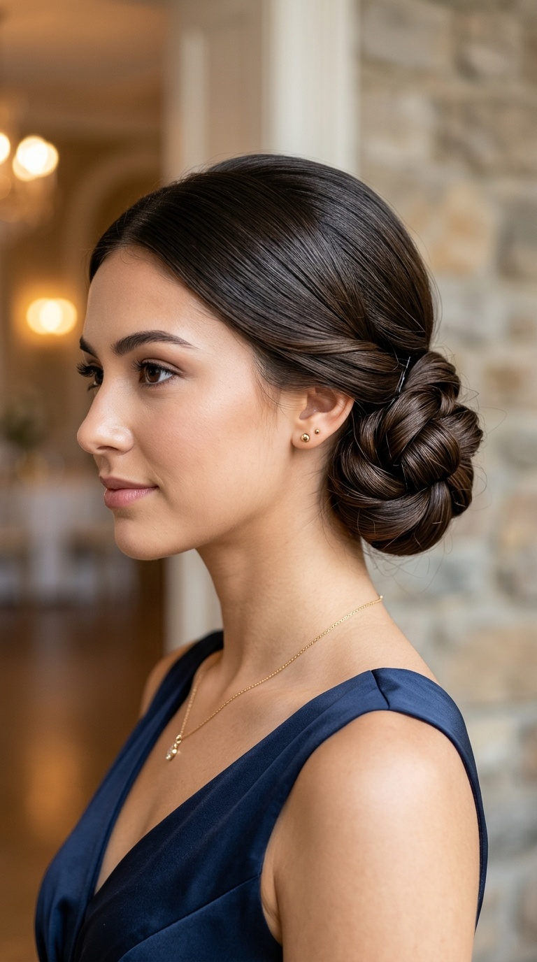 The Minimalist Twisted Low Bun