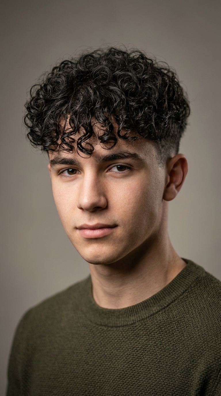 The Modern Bowl Cut (Curly Version)