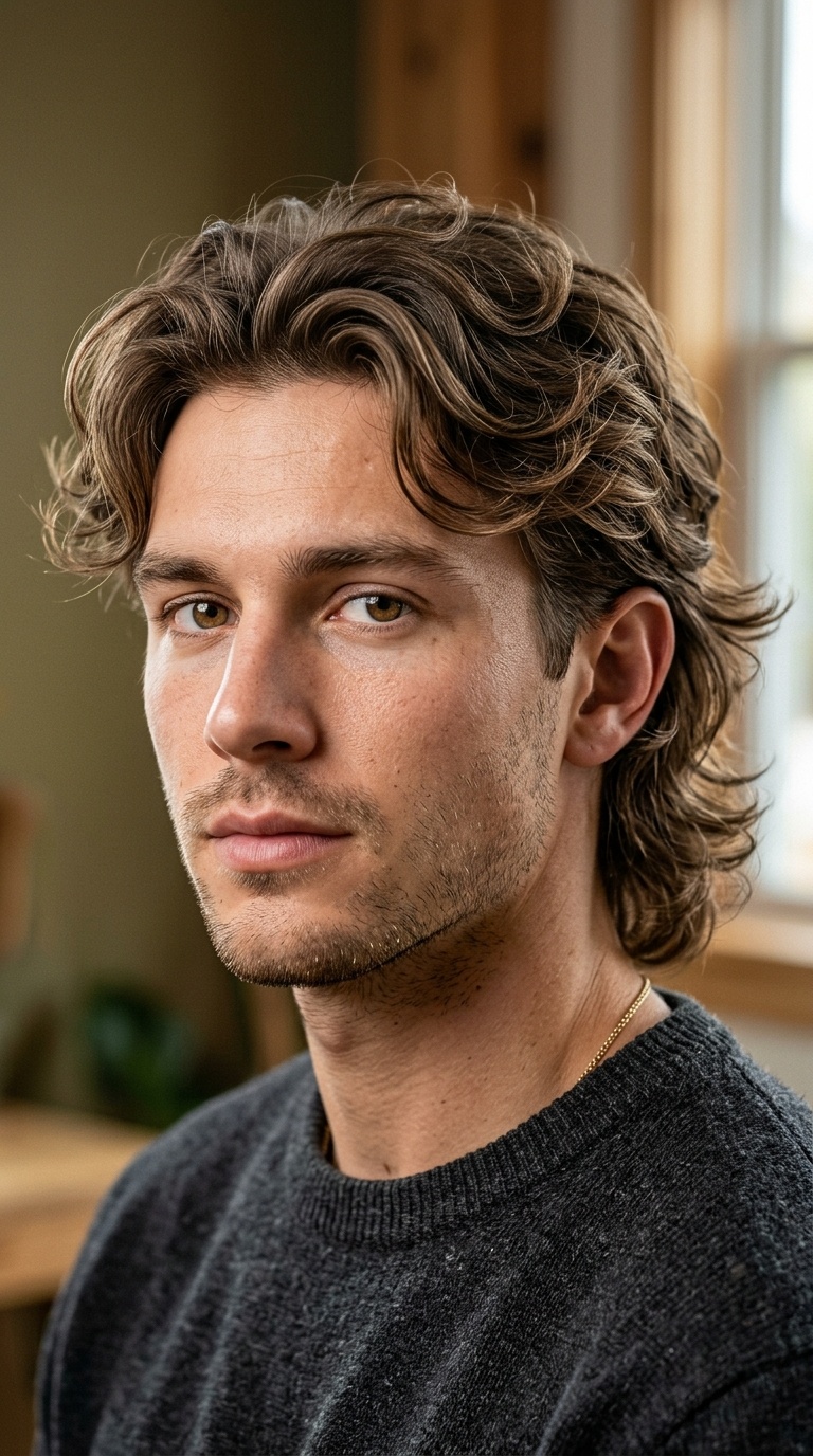 The Modern Mullet with Soft Texture