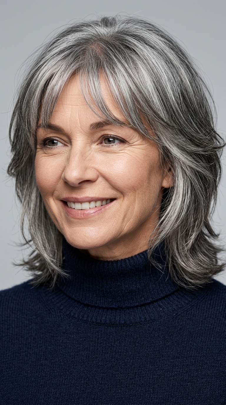 The Modern Wolf Cut for Mature Women
