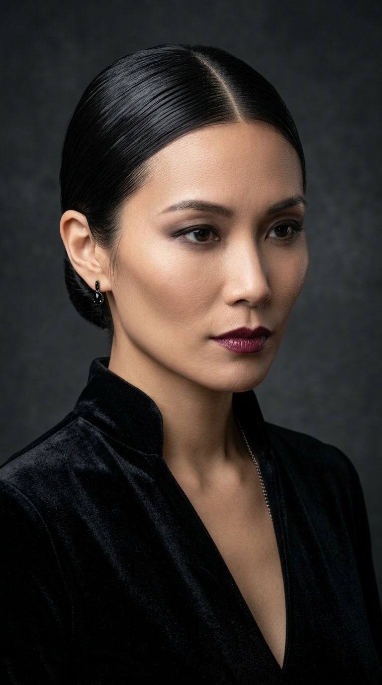 The Morticia Slick-Back