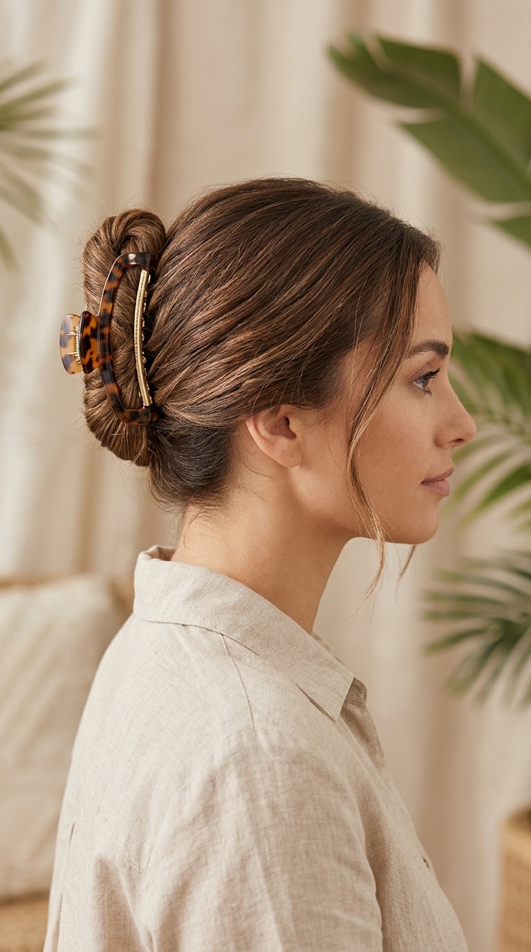 The Oversized Claw Clip Twist