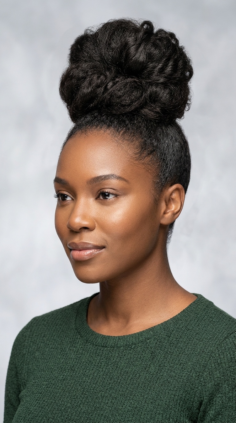 The Oversized Top Knot