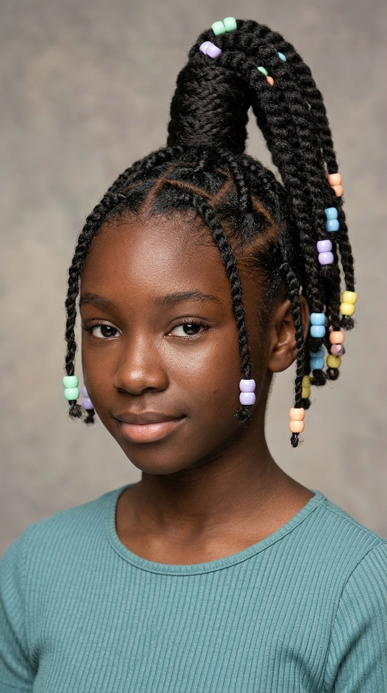 The Pastel Zigzag High Pony
