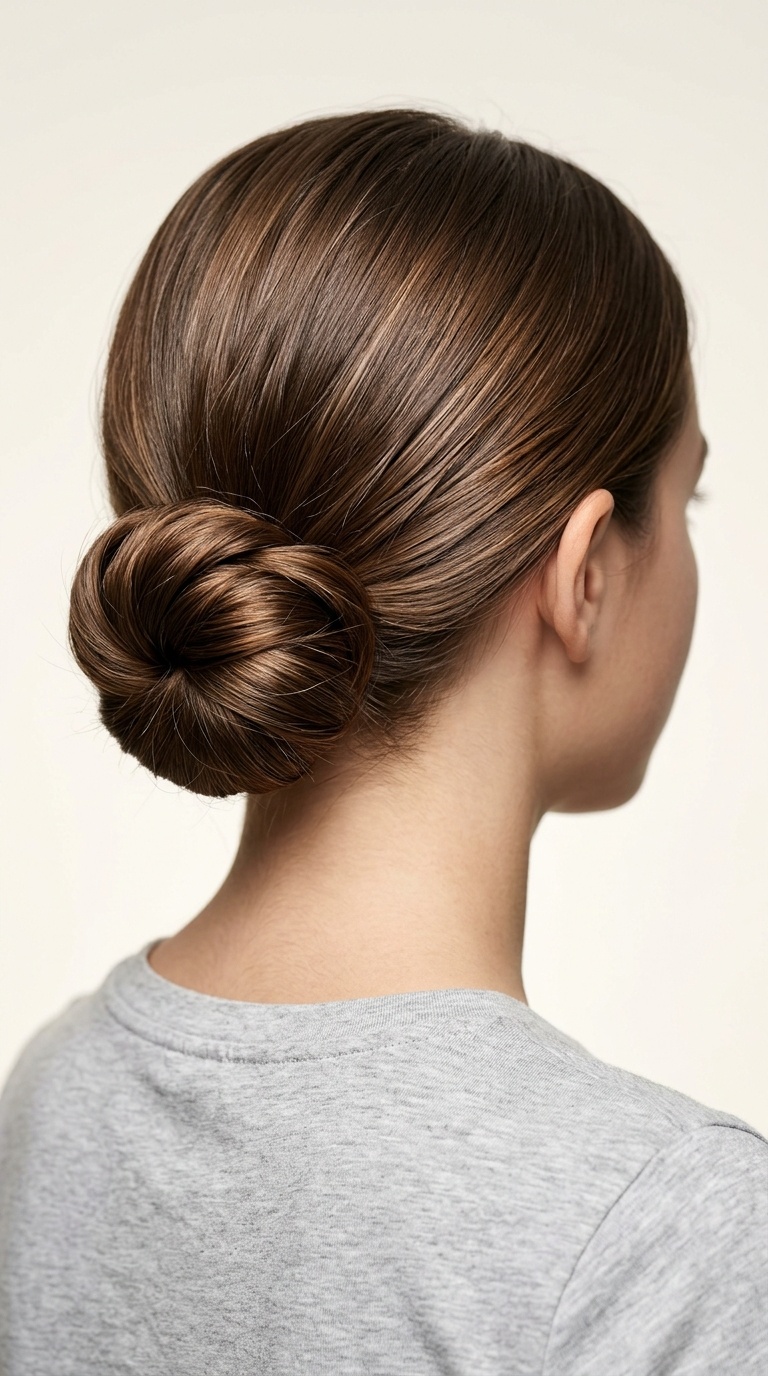 The Polished Low Bun