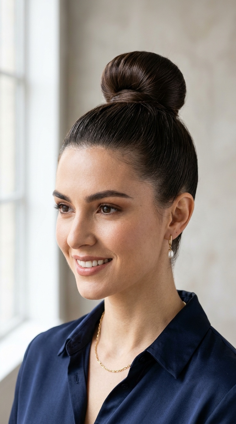 The Polished Sleek High Bun