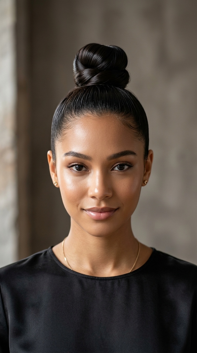 The Polished Top Knot