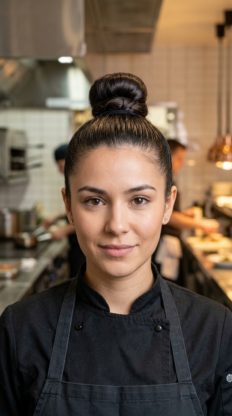 The Polished Top Knot