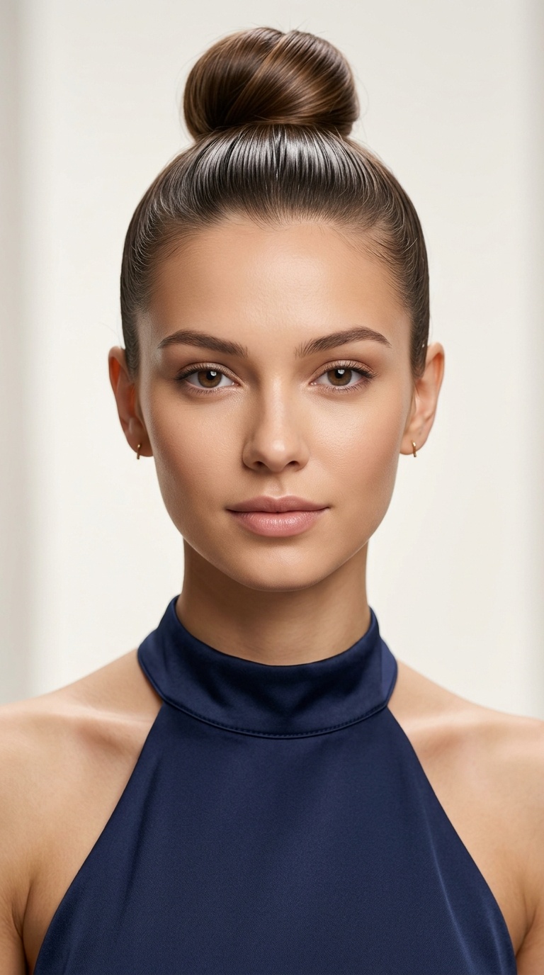 The Polished Top Knot