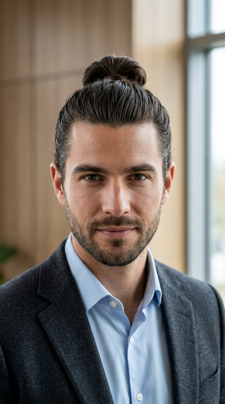 The Professional Man Bun