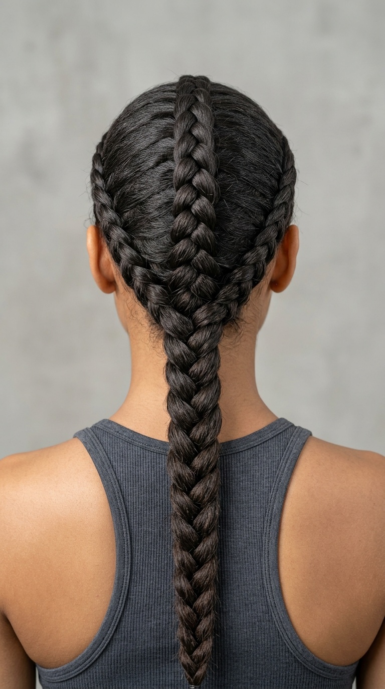 The Pull-Through Braid (Low Profile)
