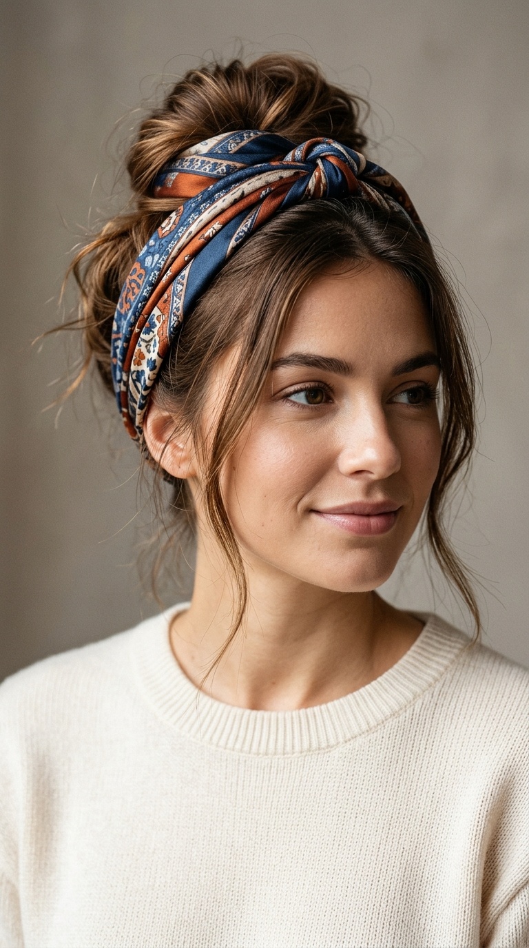 The Quick Silk Scarf Wrap