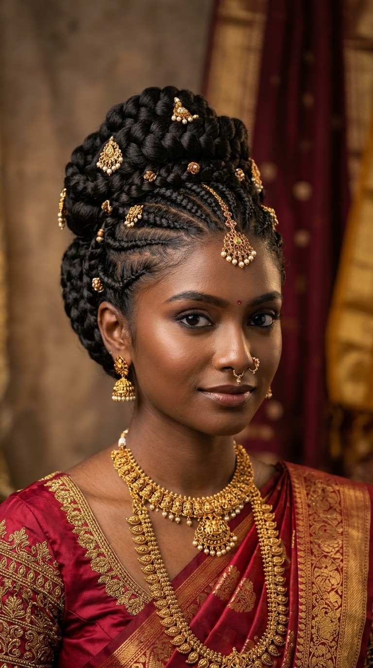 The Regal Braided Updo