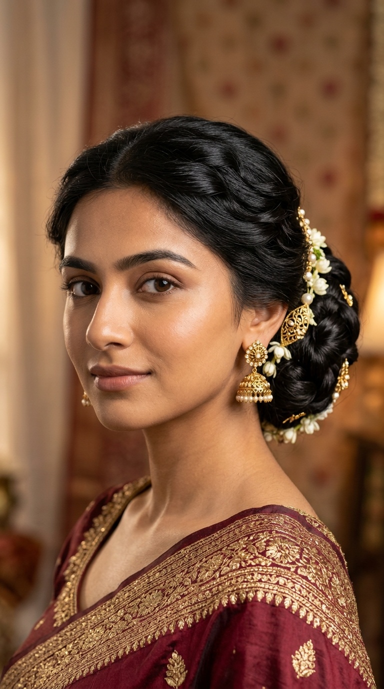 The Regal Low Chignon