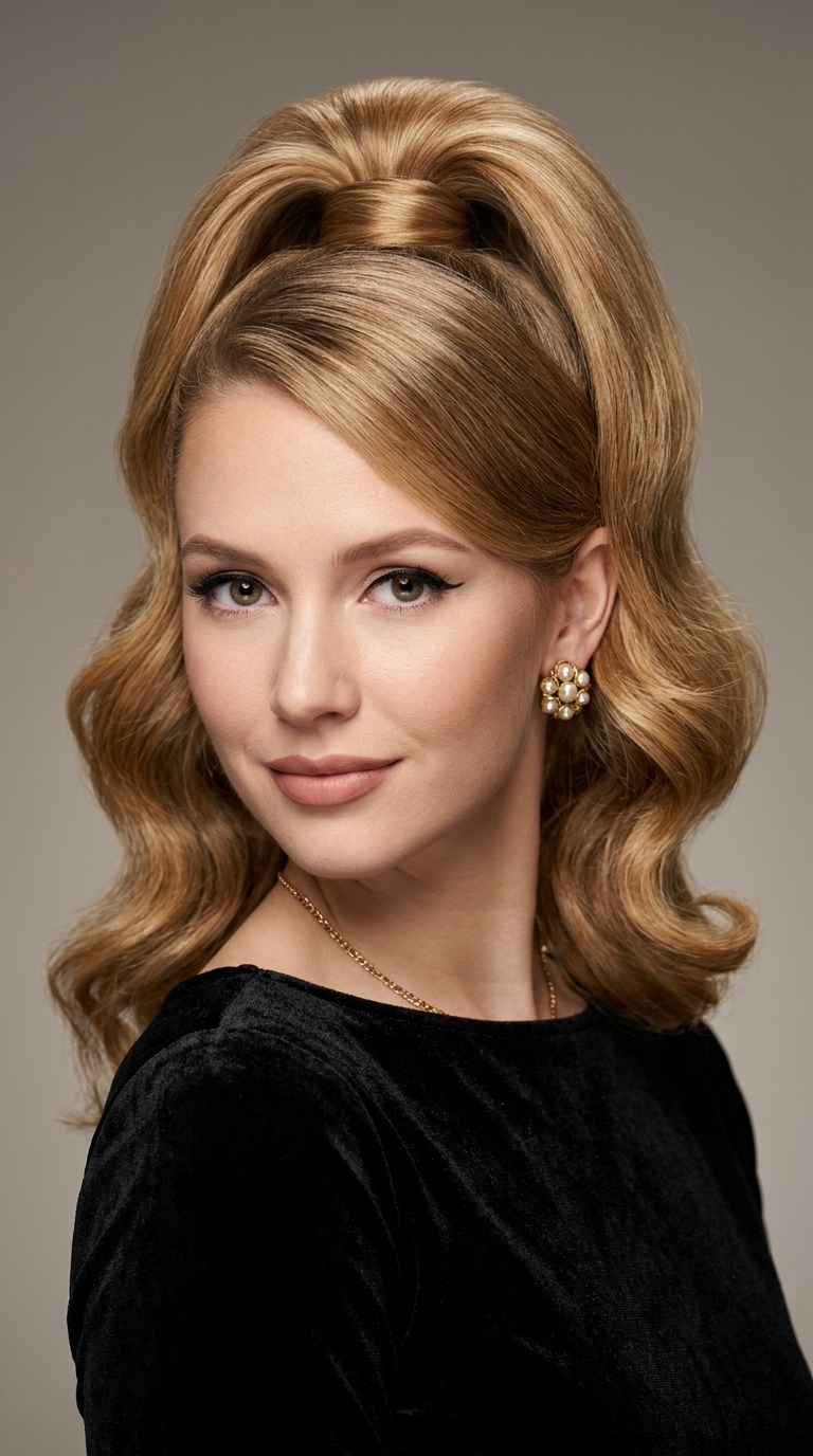 The Retro Glamour Ponytail