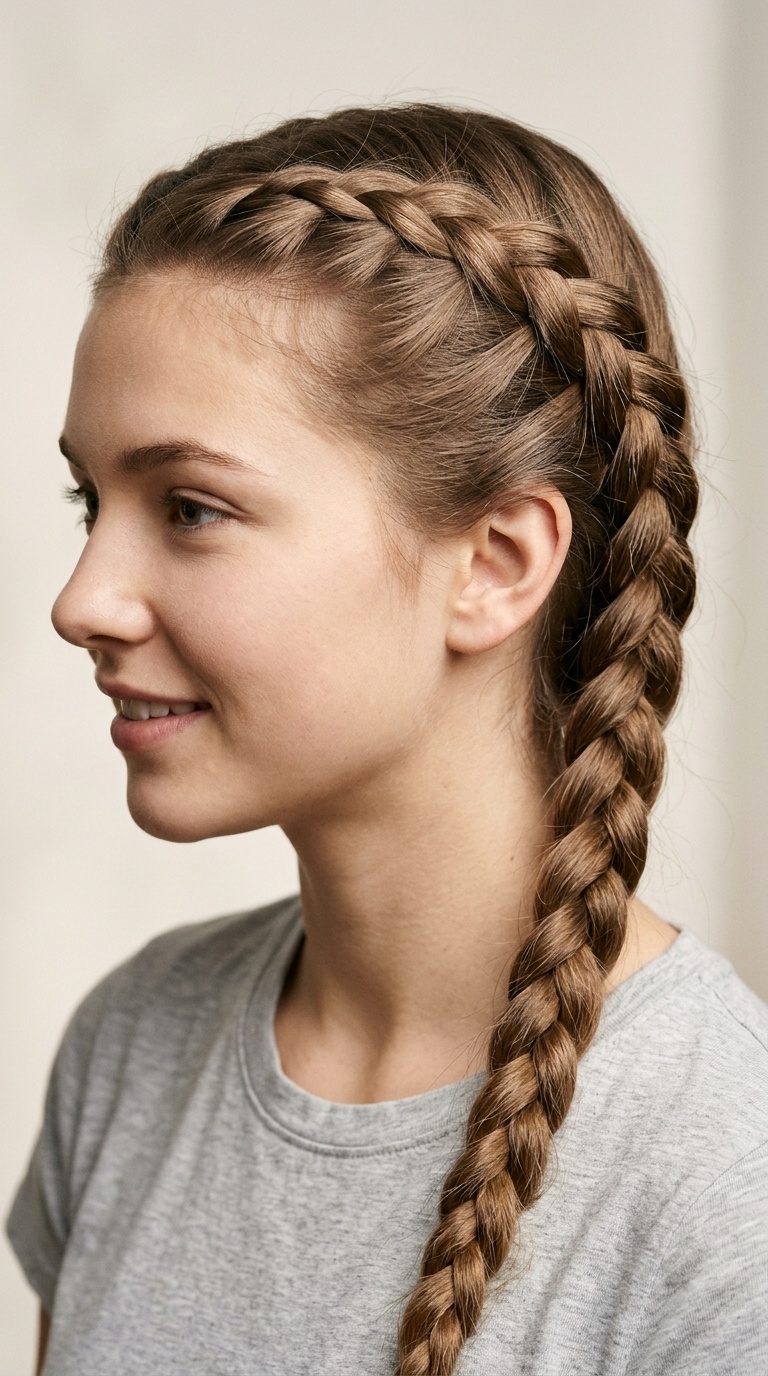 The Reverse Dutch Braid