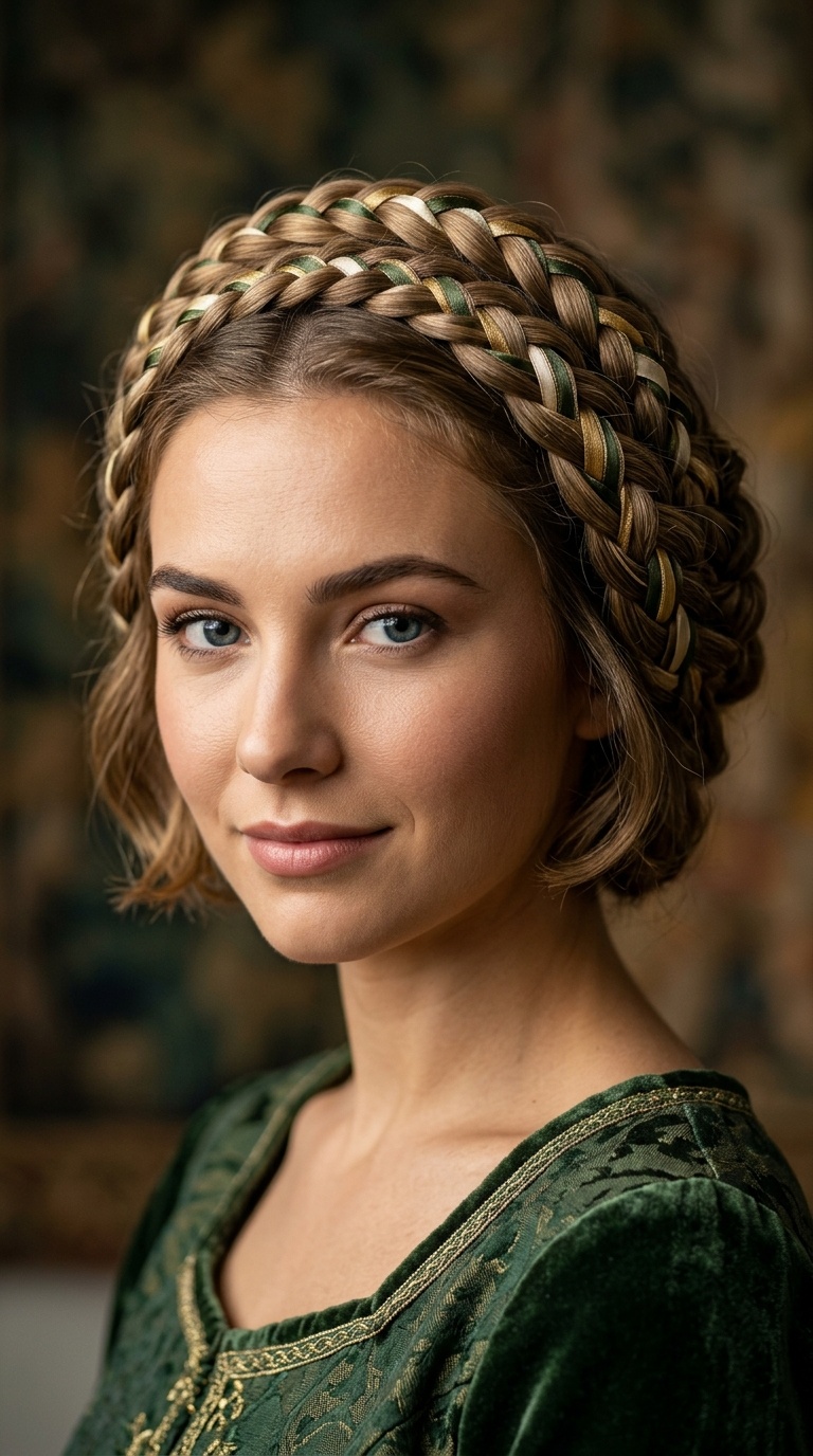 The Ribbon-Interlaced Crown