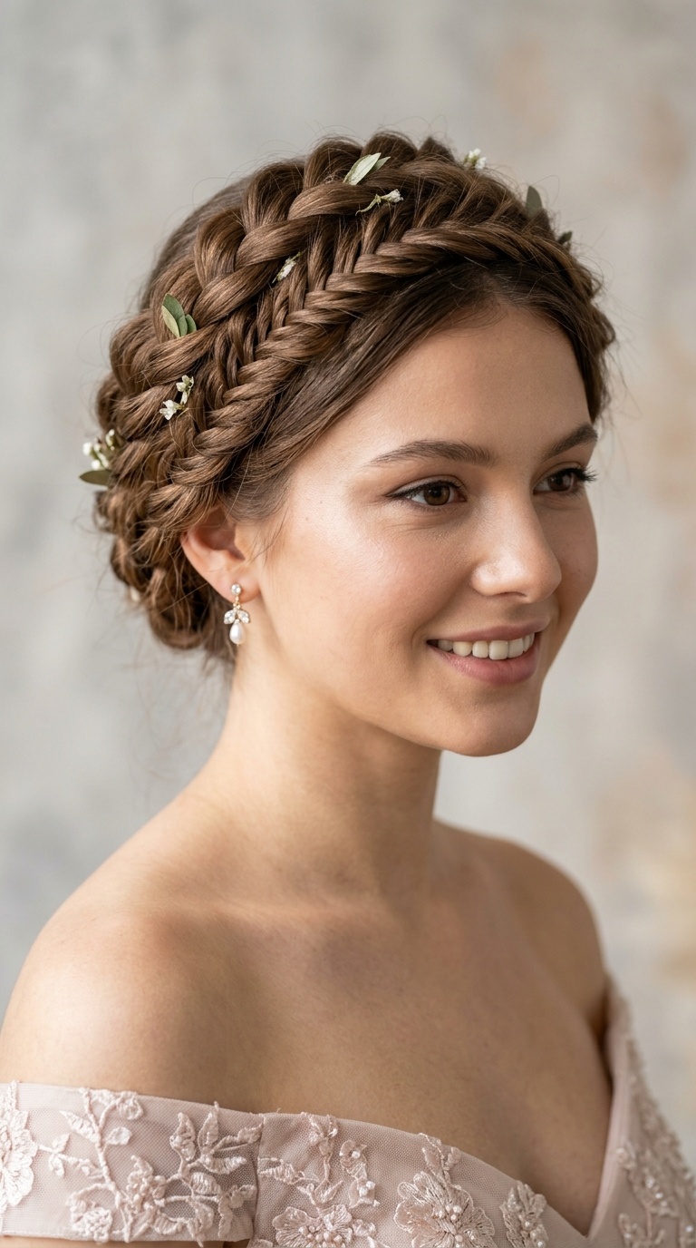 The Romantic Braided Crown