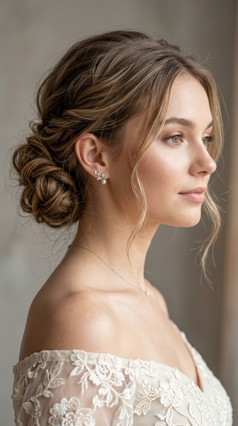 The Romantic Wispy Low Bun