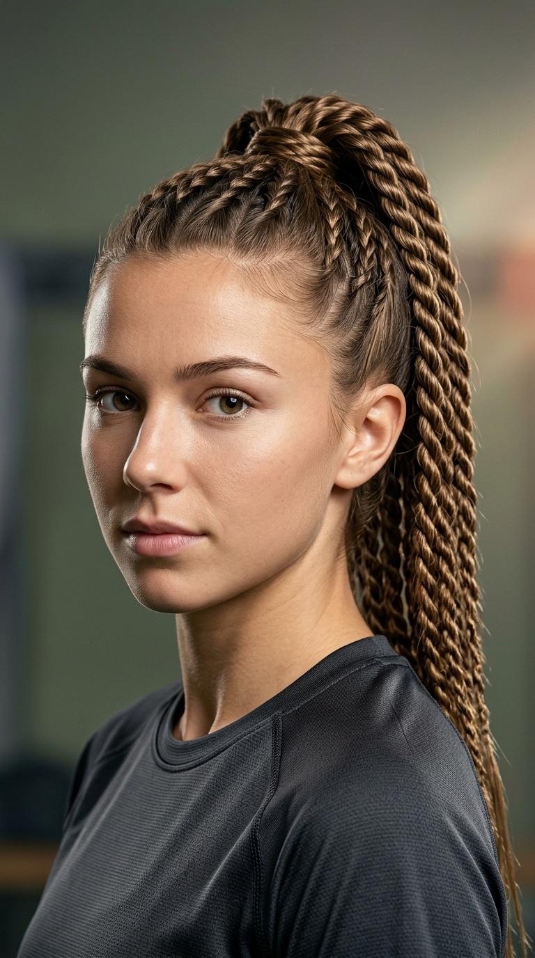 The Rope Twist High Ponytail