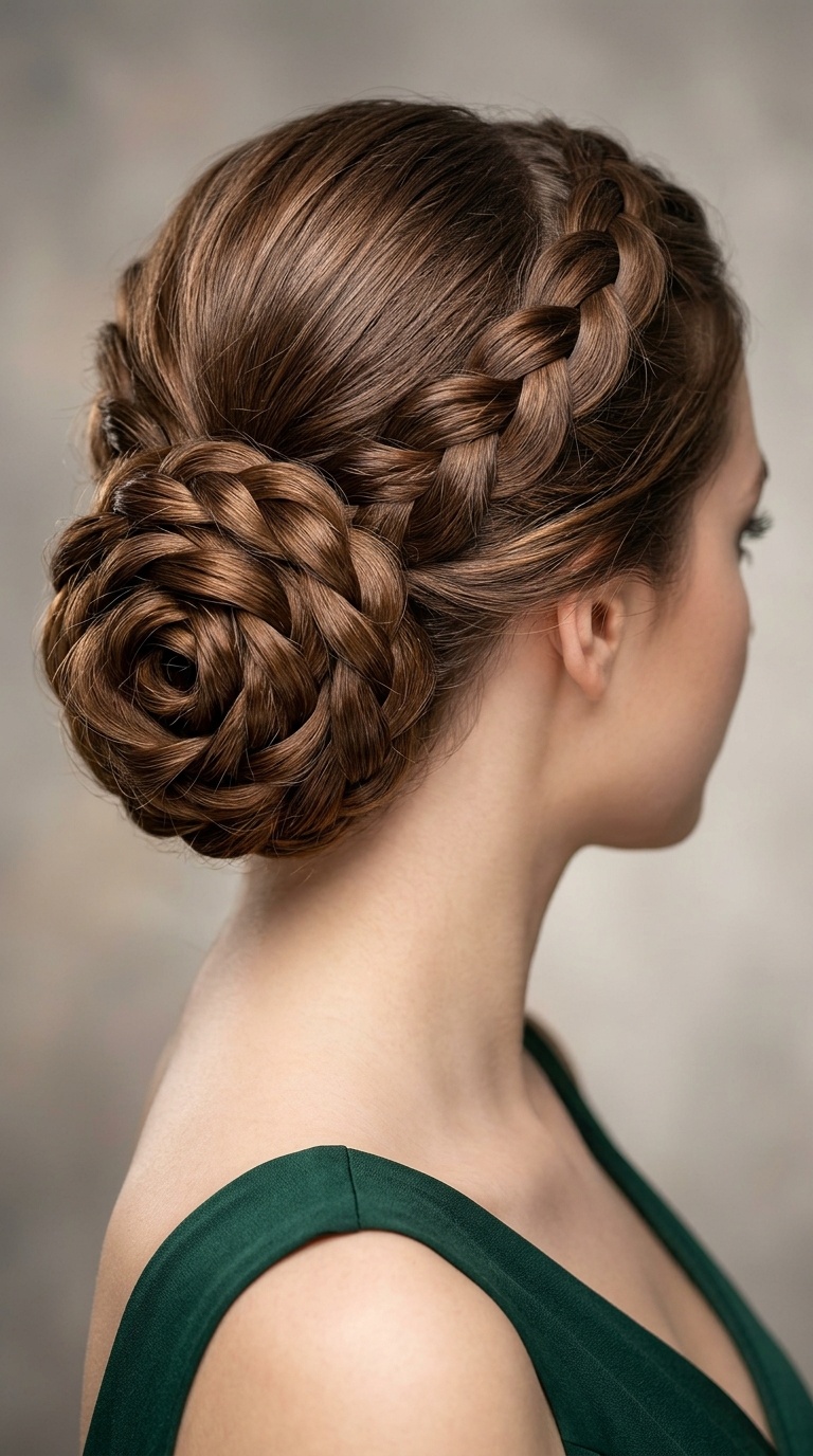 The Rose Braid Bun