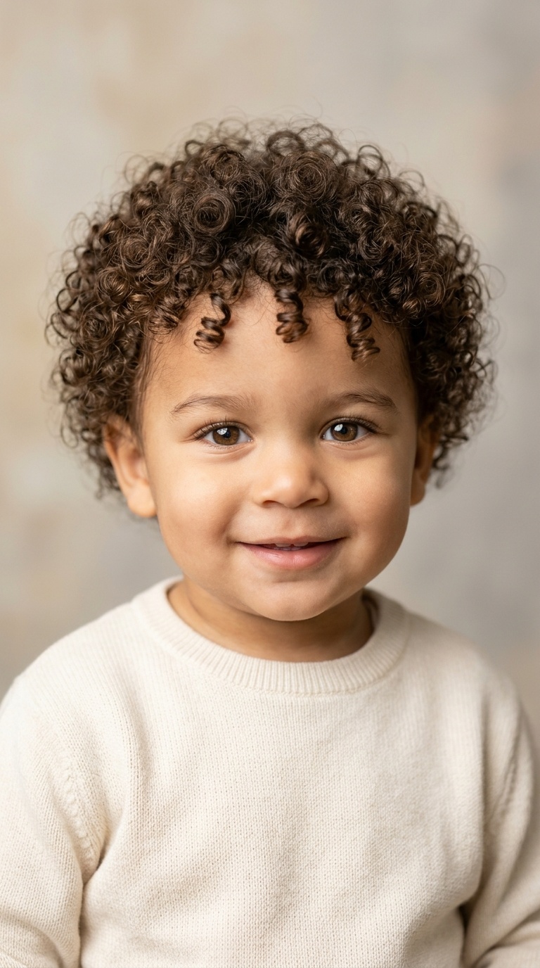 The Rounded Curly Crop