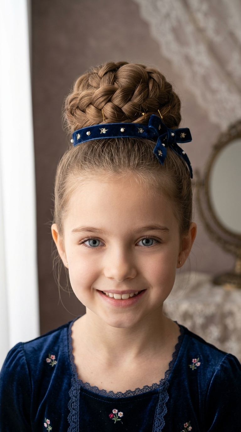 The Royal High Bun with Ribbon