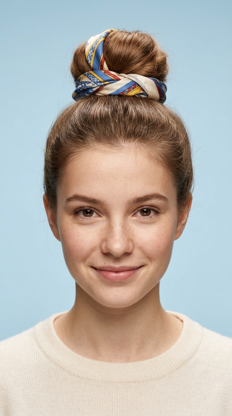 The Scarf Bun