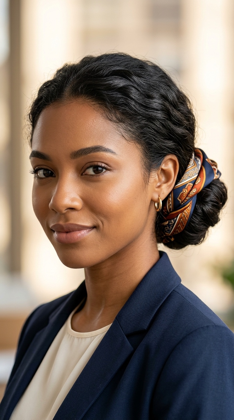 The Scarf-Integrated Bun