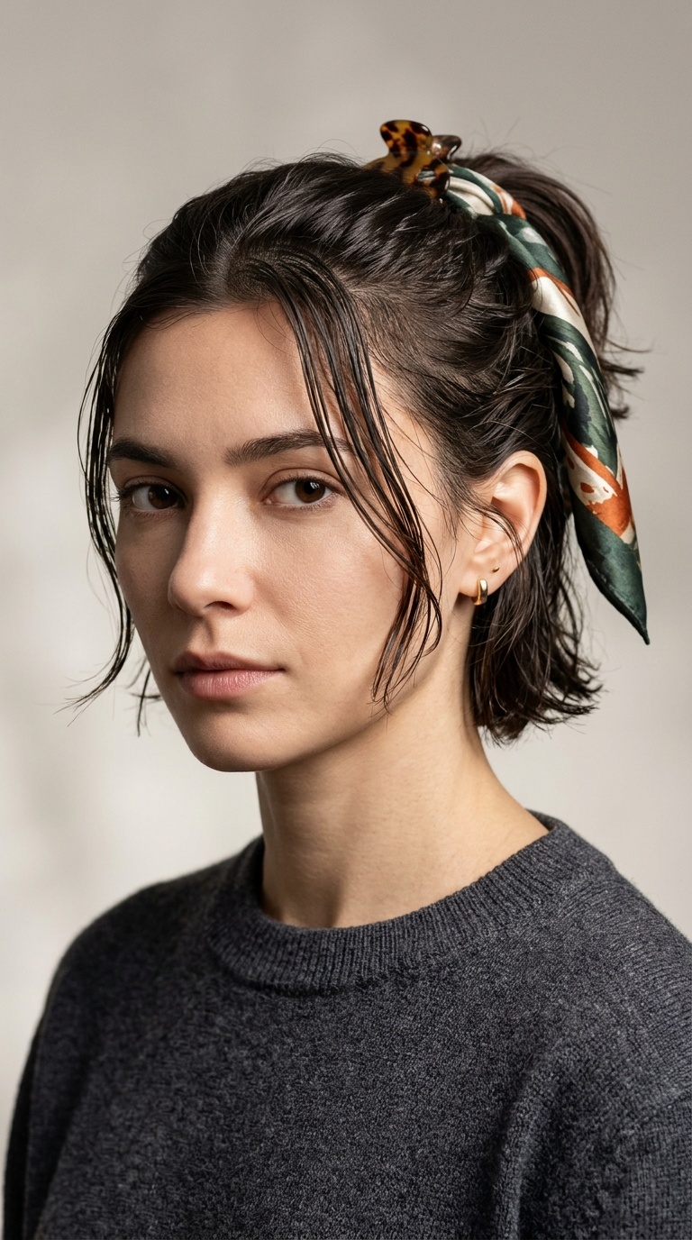The Scarf-Wrapped Clip