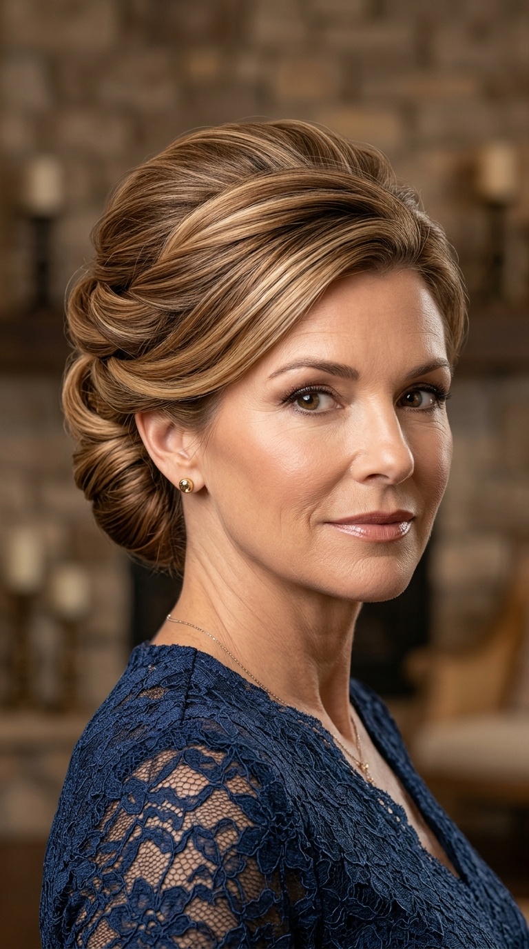 The Sculpted French Twist