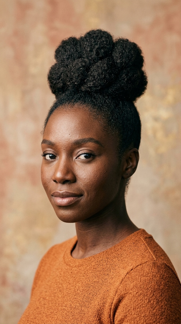 The Sculpted High Bun