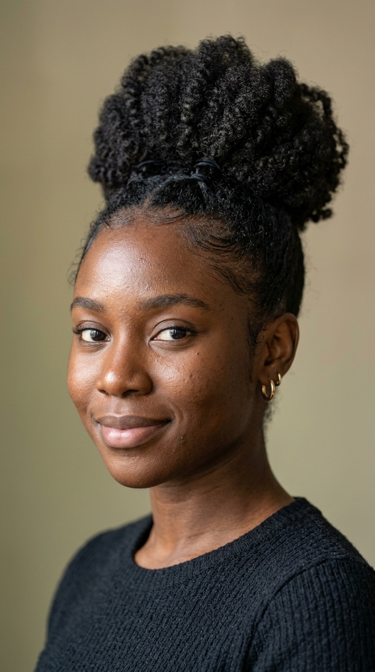 The Sculpted High Puff