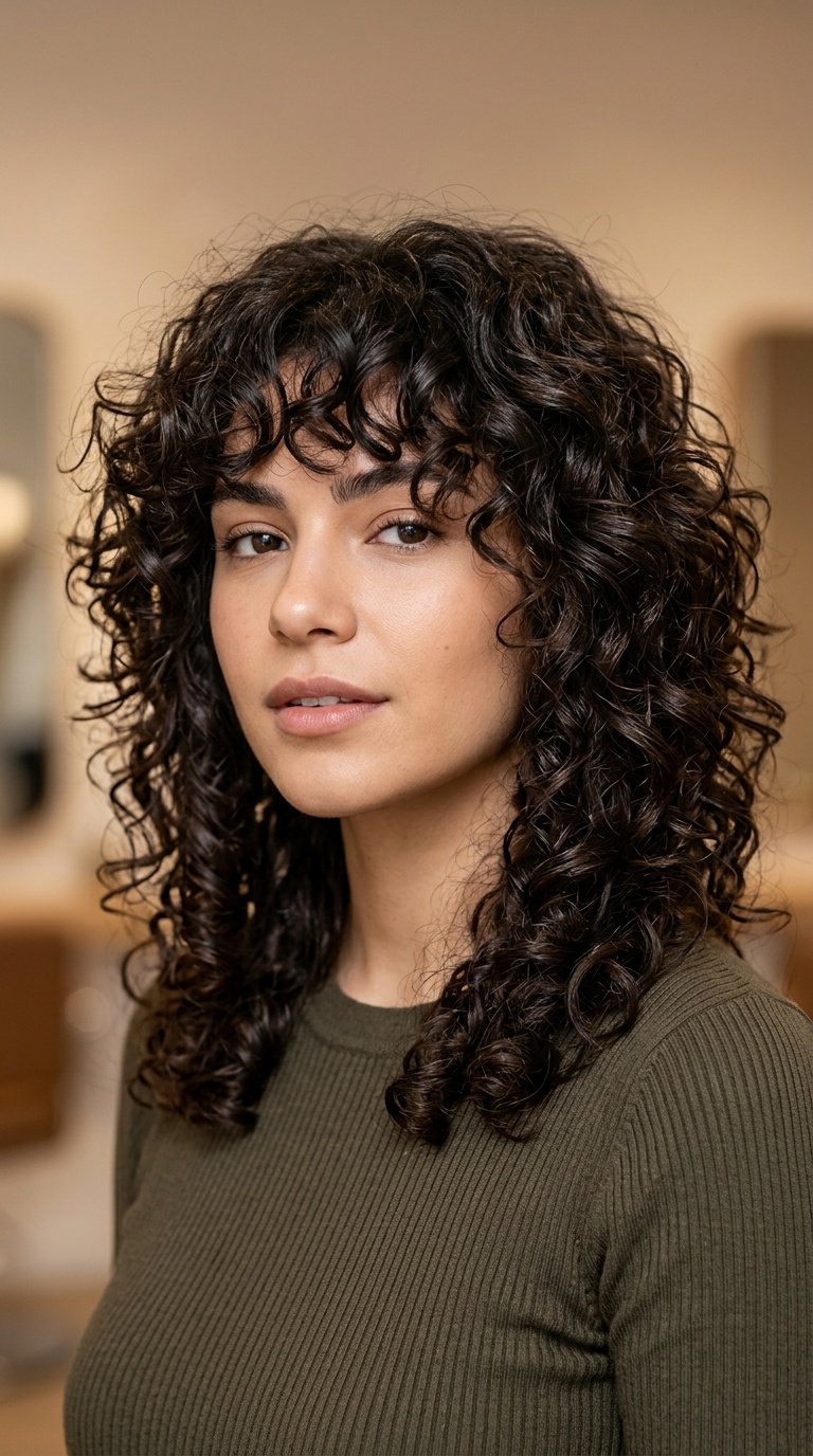 The Shag with Curly Bangs