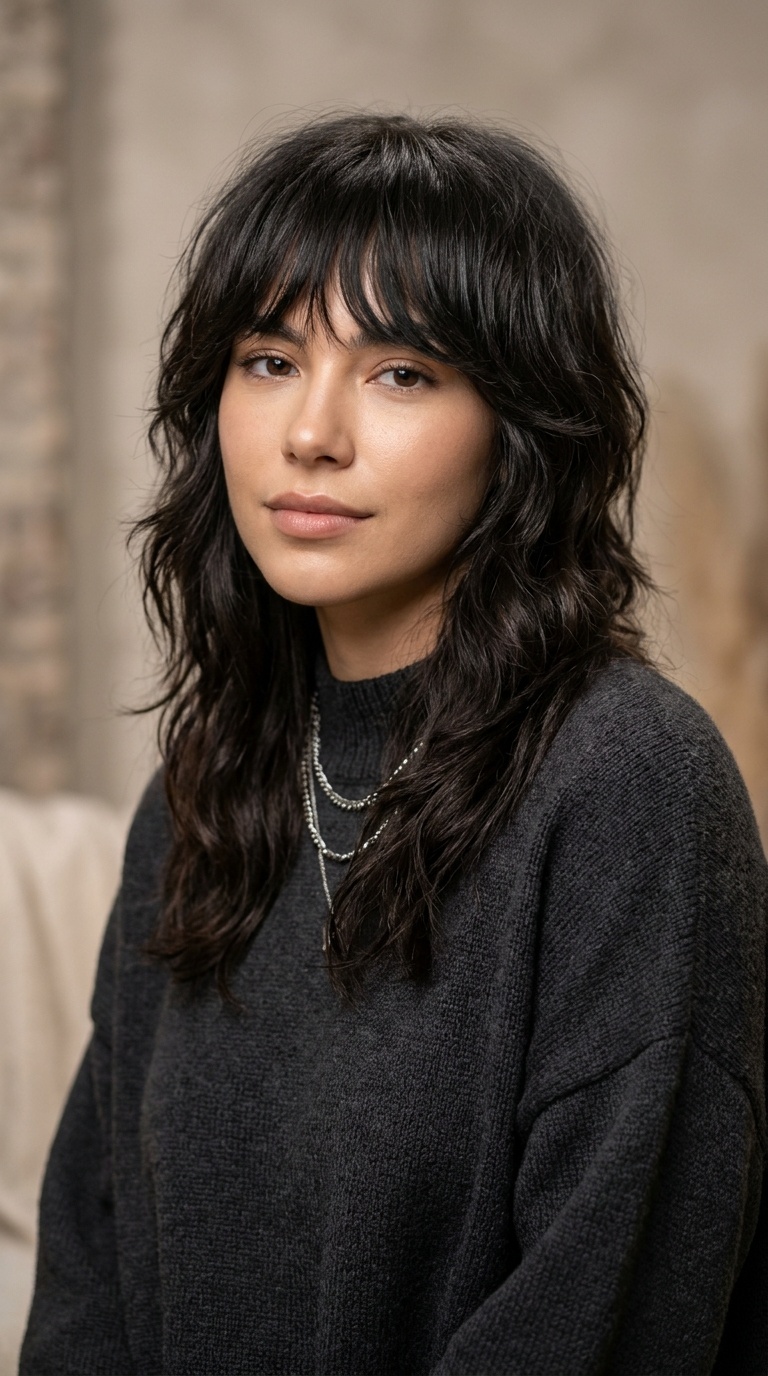 The Shaggy Wolf Cut Fringe
