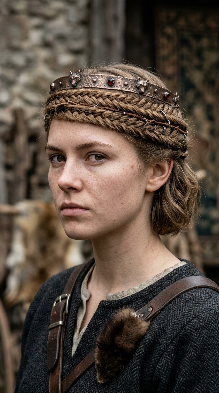 The Shield-Maiden Fishtail Crown