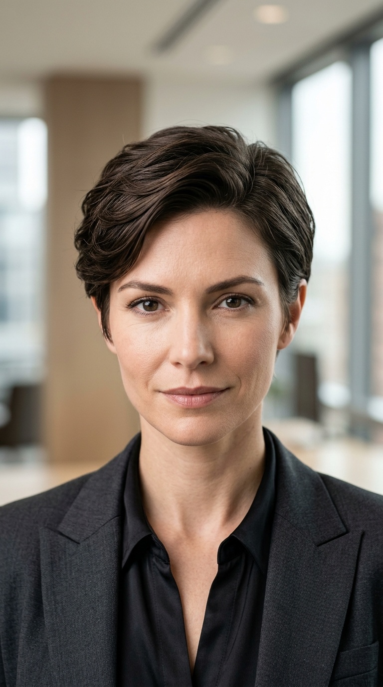 The Side-Parted Executive