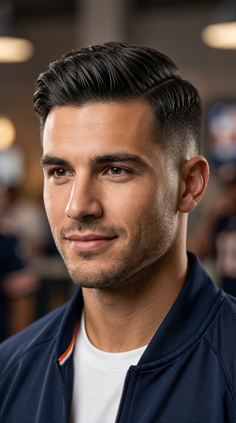 The Side-Parted Fade