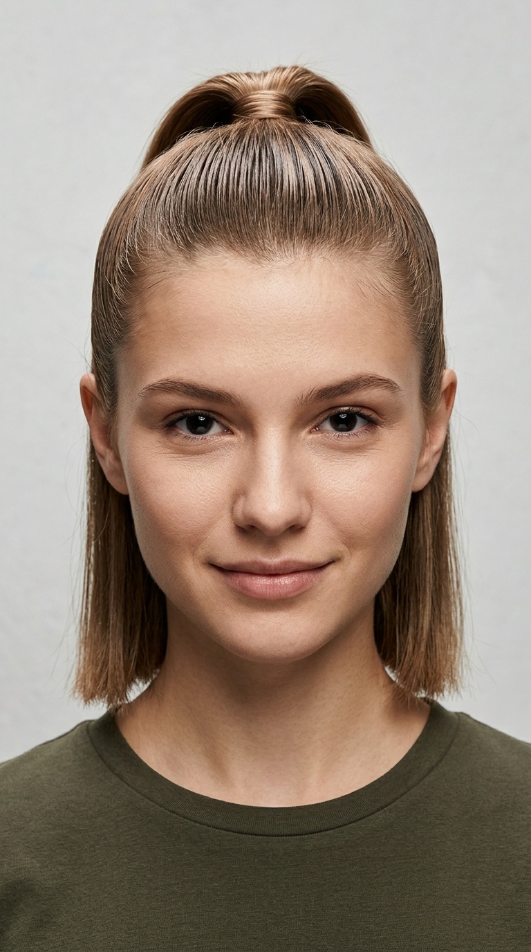 The Sleek Back-Combed Half Pony