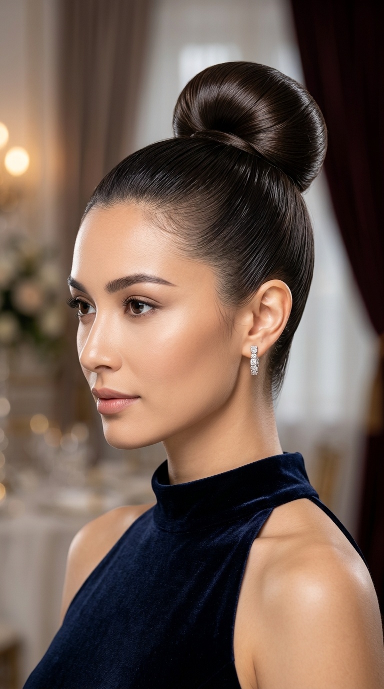 The Sleek Ballerina Bun